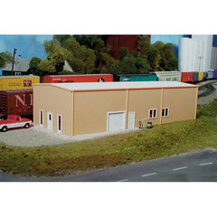 Pikestuff 541-0004 - HO Scale - Pre-Fab Warehouse -- Kit - 4-1/8 x 8-1/4" 10.8 x 21cm