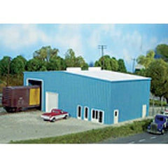 Pikestuff 541-0010 - HO Scale - Distribution Center -- Kit - 9-5/8 x 5-1/2" 24.5 x 14cm