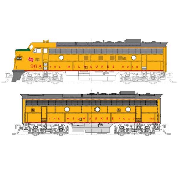 Kato 176-0432 - N Scale - EEMD FP7A-F7B Set - Standard DC
