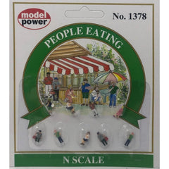Model Power 1378 - N Scale - People Eating