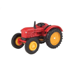 EKO 2114R - HO Scale - Hanomag Farm Tractor - Assembled -- Red