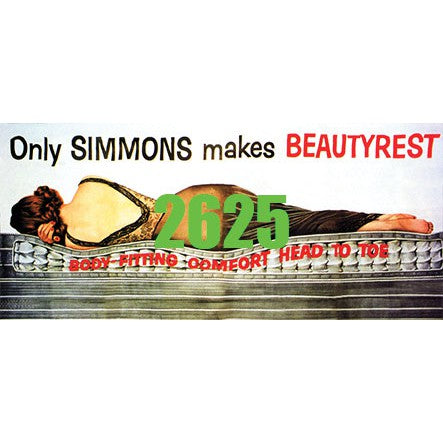 Tichy 2625 - N Scale - Simmons Beautyrest Billboard - Kit