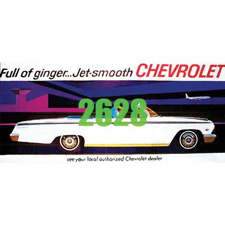 Tichy 2628 - N Scale - Chevrolet Jet Smooth Billboard - Kit