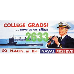 Tichy 2633 - N Scale - 	Naval Reserve Officer Billboard - Kit