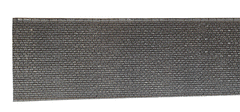Noch - 34855 - Wall, Extra Long - Gray Brick -- 15-19/32 x 2-15/16" 39.6 x 7.4cm