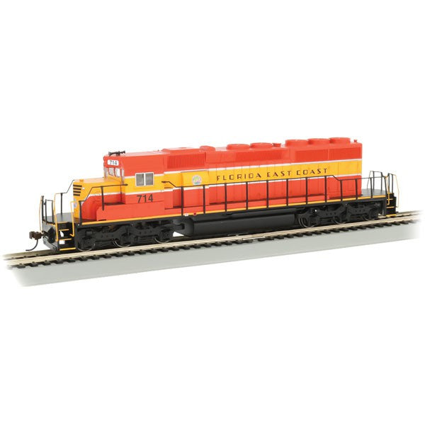 Bachmann 60918- HO Scale -	EMD SD40-2 - DCC -- Florida East Coast #714 (Heritage, red, yellow, black)
