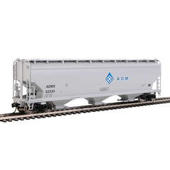 Walthers Mainline 910-7715 - HO 60' NSC 5150 3-Bay Covered Hopper - Ready to Run -- Archer-Daniels-Midland ADMX #52333