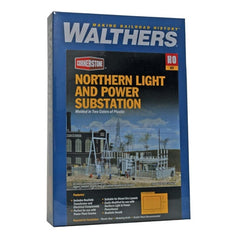 Walthers 933-3025 - HO	Northern Light & Power Substation -- Kit - 8-1/2 x 12-1/2" 21.6 x 31.8cm