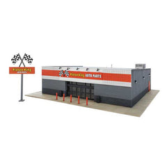 Walthers 933-4114 - HO Scale Auto Parts Store -- Kit - 9-15/16 x 8-7/8 x 2-7/8" 25.2 x 22.5 x 7.3cm