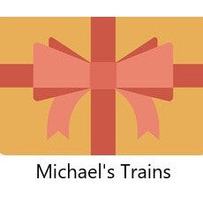 Michael's Trains Gift Card