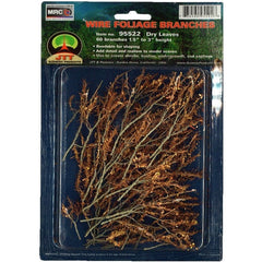JTT 95522 - Wire Foliage Branches Dry Leaves, 60pk