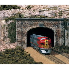 Woodland Scenics - 2 Cut Stone Double Track Tunnel Portal - N Scale
