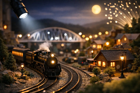 10 Model Train Layout Lighting Ideas