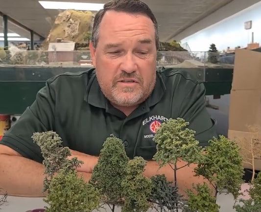 Elkhart Model Railroad Club Presents Clinic at the Club "Making Great Trees"