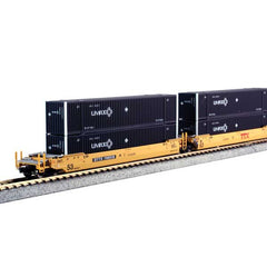 KATO 106-6116 - N Scale - Gunderson MAXI-IV 3-Unit Well Car