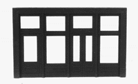 Smalltown USA 699-0002 - HO Scale - 	20' Front Store Wall -- With Flush Entry