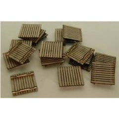 GCLaser 1102 - N scale - Pallets - Kit (Laser-Cut Wood) - Builds 36 Items
