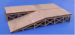 Blair Line 074 - N Scale 	ser-cut Wood Loading Ramp