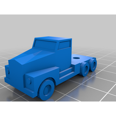 N Scale - 3D Printed Truck, Trailer and Container Set