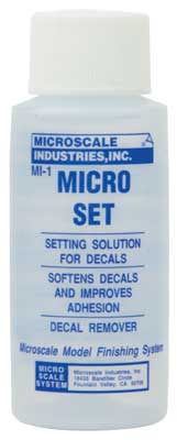 Microscale 104 	Micro Set Decal Setting Solution -- 1oz 29.6mL