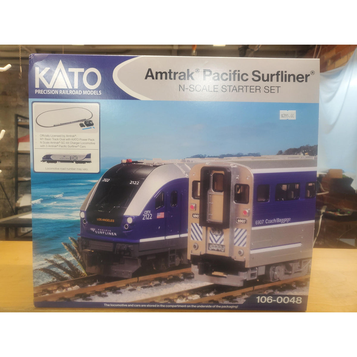 Kato 106-0048 - N scale - Amtrak Pacific Surfliner Starter Set - Standard DC