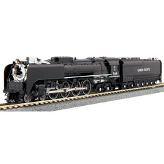 Kato 126-0401 - N Scale - Class FEF-3 4-8-4 - Standard DC -- Union Pacific #844 (Excursion Scheme, black, graphite, white)