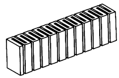Woodland Scenics Risers 4" x 2' 10.2 x 61cm pkg (2)