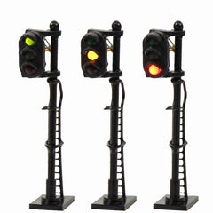 LED Railway Signals - N Scale - 3 over 3 G/Y/R G/Y/R (2 per pack)