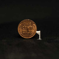 N Scale Miniatures - 	Roadside Mailbox On Post -- pkg(5)
