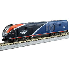 Kato 176-6056 - N Scale Siemens ALC-42 Charger - Standard DC -- Amtrak #315 (Phase VII, Two-Tone Blue, white, red)