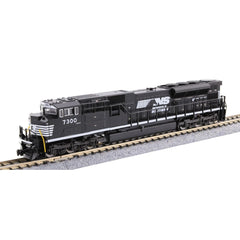 Kato 176-8560 - N Scale - EMD SD70ACU - Standard DC -- NS #7300 (black, white)