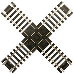 Atlas 176 -HO Scale Code 100 Crossing - Nickel Silver with Black Ties -- 90 Degrees