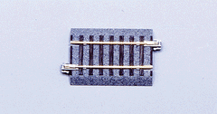 Kato 2-105- HO Scale - U	Straight Roadbed Track Section - Unitrack -- 2-3/8" 60mm pkg(4)