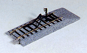 Kato 2-170 - HO Scale - Straight Track - Unitrack -- With Bumper - 4-1/4" 108mm pkg(2)