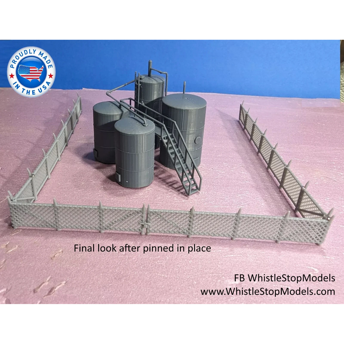 WSM N2007 - N Scale - 6ft Chain-link fence
