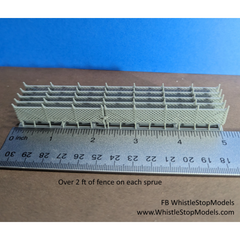 WSM N2007 - N Scale - 6ft Chain-link fence