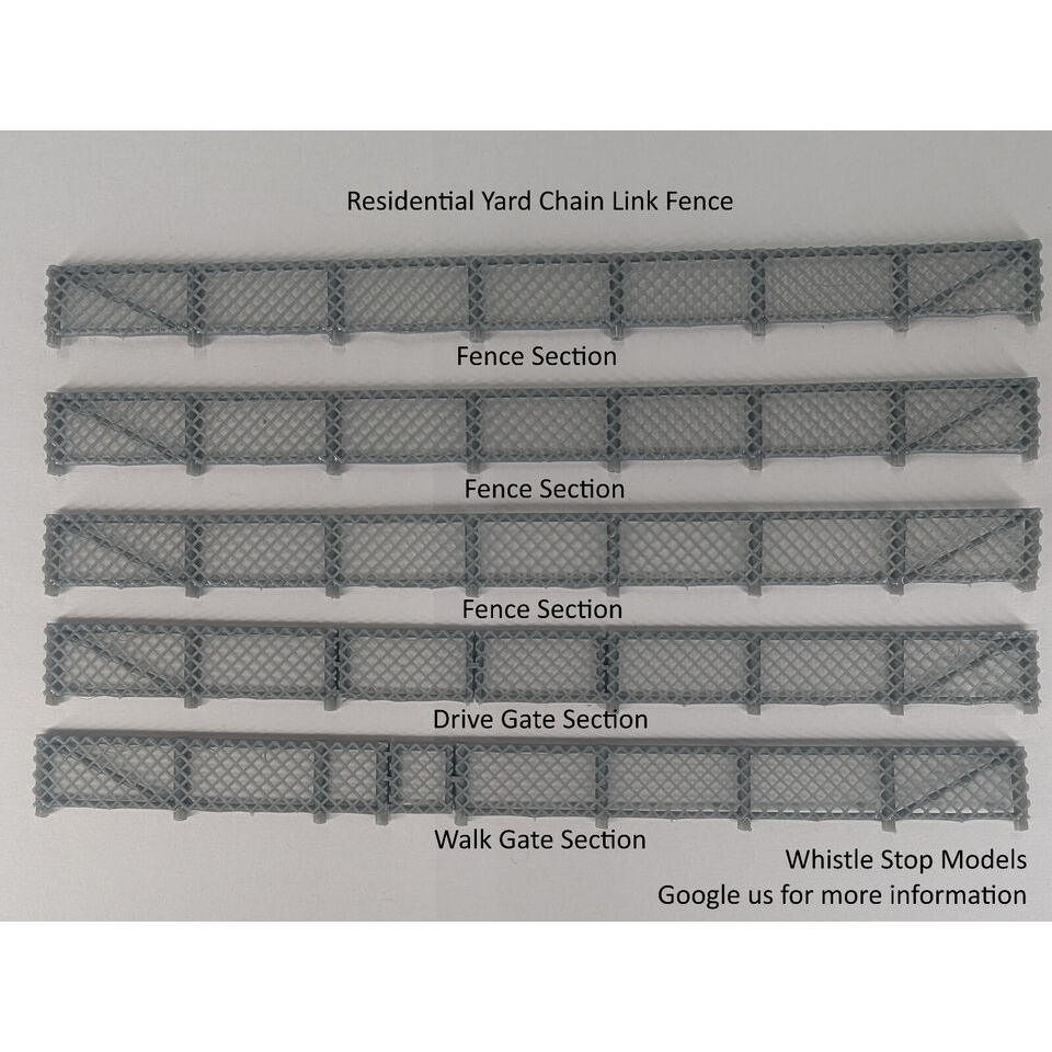 WSM HO2008 - HO Scale - 4ft Chain Link fence