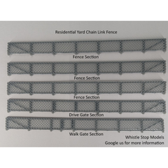WSM HO2008 - HO Scale - 4ft Chain Link fence