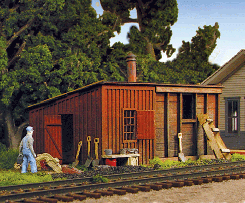 Monroe Models 2212 - HO Scale - pump house & Coal shed - Kit