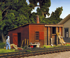 Monroe Models 2212 - HO Scale - pump house & Coal shed - Kit