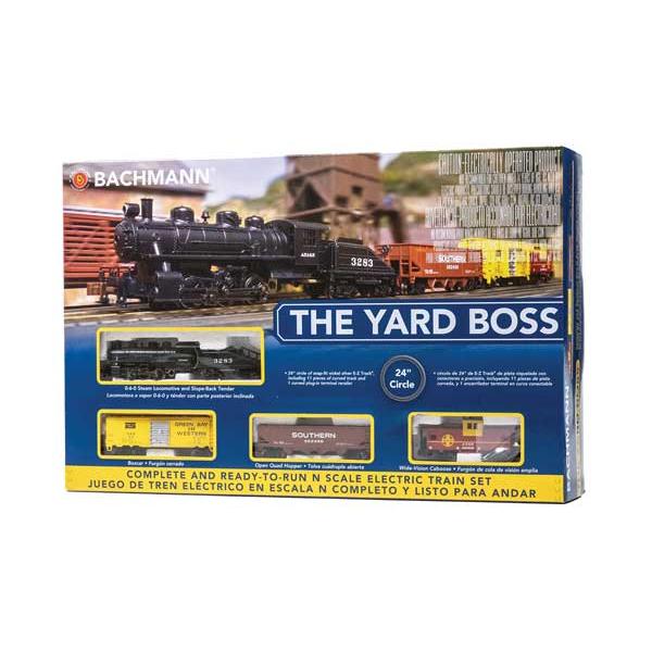Bachmann 24014 - N Scale - Yard Boss Train Set -- Santa Fe