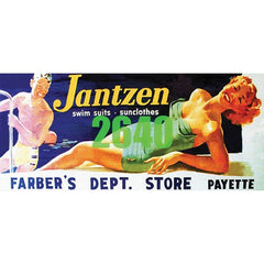 Tichy 2640 - N Scale - Jantzen Farber's Billboard - Kit
