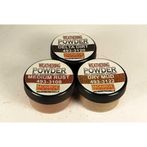 Rust Powder Modelling Monroe Models 2914 - Dirt & Rust Weathering Powder Set - 1 Each: Delta ...