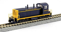 Kato KAT1764375 - N Scale - Santa Fe #2412 (Pinstripe; blue, yellow)
