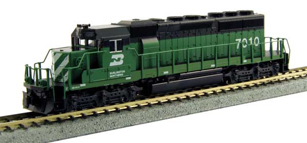 Kato KAT1764822 - N Scale - Burlington Northern #6328 (Cascade Green, black, white)