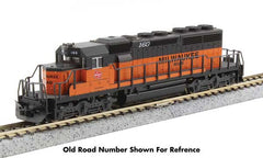 Kato KAT1764824 - N Scale - Milwaukee Road #30 (orange, black, Large Lettering)