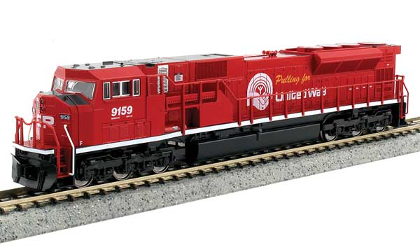Kato KAT1765628 - N Scale - Canadian Pacific #9159 (United Way Commemorative, red, white)
