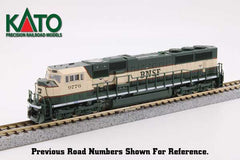 Kato KAT1766313 - N Scale - Burlington Northern Santa Fe #9799 (cream, green)