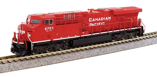 Kato KAT1768944S - N Scale - GE ES44AC GEVO - ESU LokSound & DCC -- Canadian Pacific #8701 (red, white)