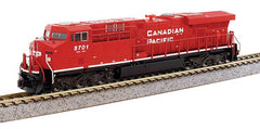 Kato KAT1768944S - N Scale - GE ES44AC GEVO - ESU LokSound & DCC -- Canadian Pacific #8701 (red, white)